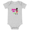 Baby short sleeve one piece with Lil Mama Design