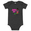 Baby short sleeve one piece with Lil Mama Design