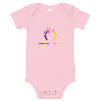 Baby Rainbow Onesie with Rainbow Duyah