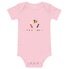 baby onesie with Multi-Color Duyah