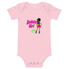 Baby short sleeve one piece with Lil Mama Design