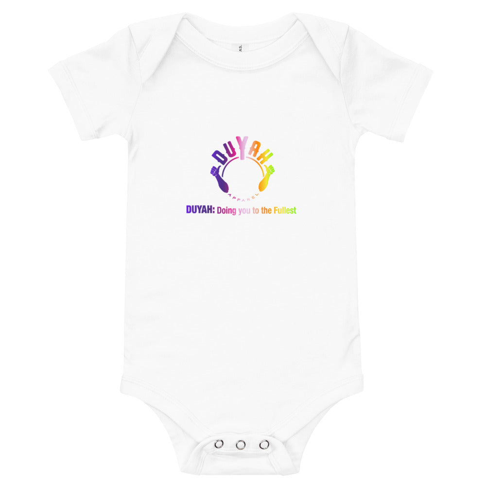 Baby Rainbow Onesie with Rainbow Duyah