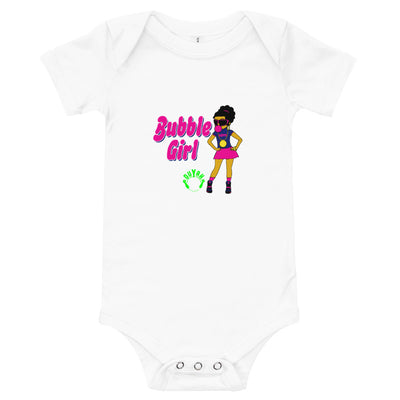 Baby short sleeve one piece with Lil Mama Design