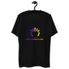 Fitted Short Sleeve T-shirt with Rainbow Duyah