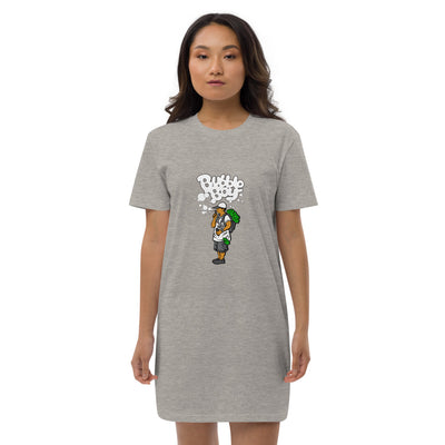 Organic cotton t-shirt dress OG Bubble Boy Design