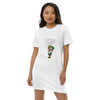 Organic cotton t-shirt dress OG Bubble Boy Design