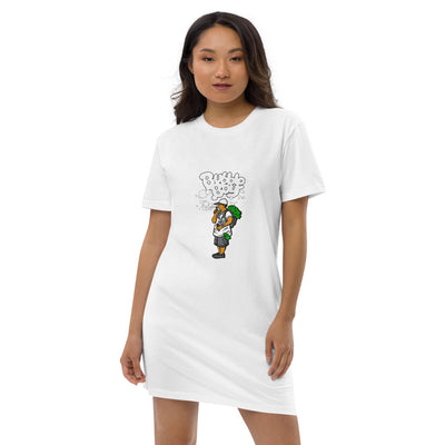 Organic cotton t-shirt dress OG Bubble Boy Design