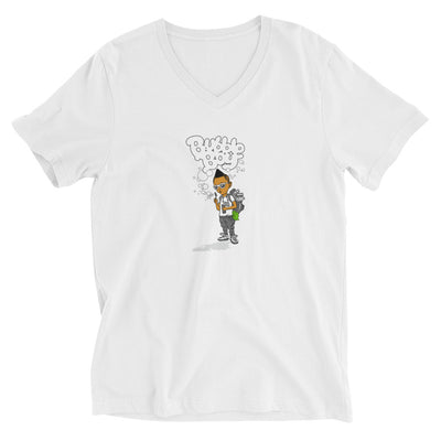 Unisex Short Sleeve V-Neck with Young Swag Design