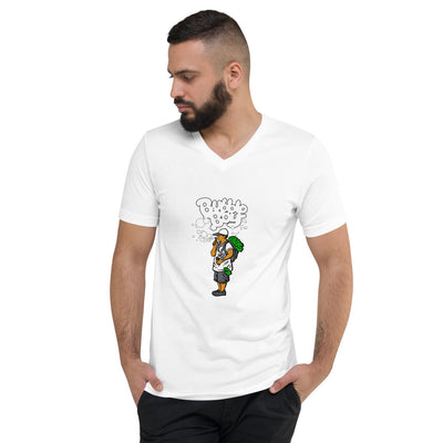 Unisex Short Sleeve V-Neck T-Shirt With OG Bubble Boy