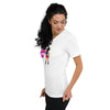 Unisex Short Sleeve V-Neck T-Shirt with Lil Mama Design