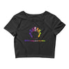 Women’s Crop Tee with Rainbow Duyah