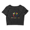 Women’s Crop Tee with Multi-Color Duyah