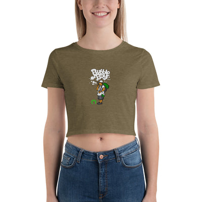 Women Crop Tee with OG Bubble Boy Design