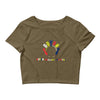 Women’s Crop Tee with Multi-Color Duyah