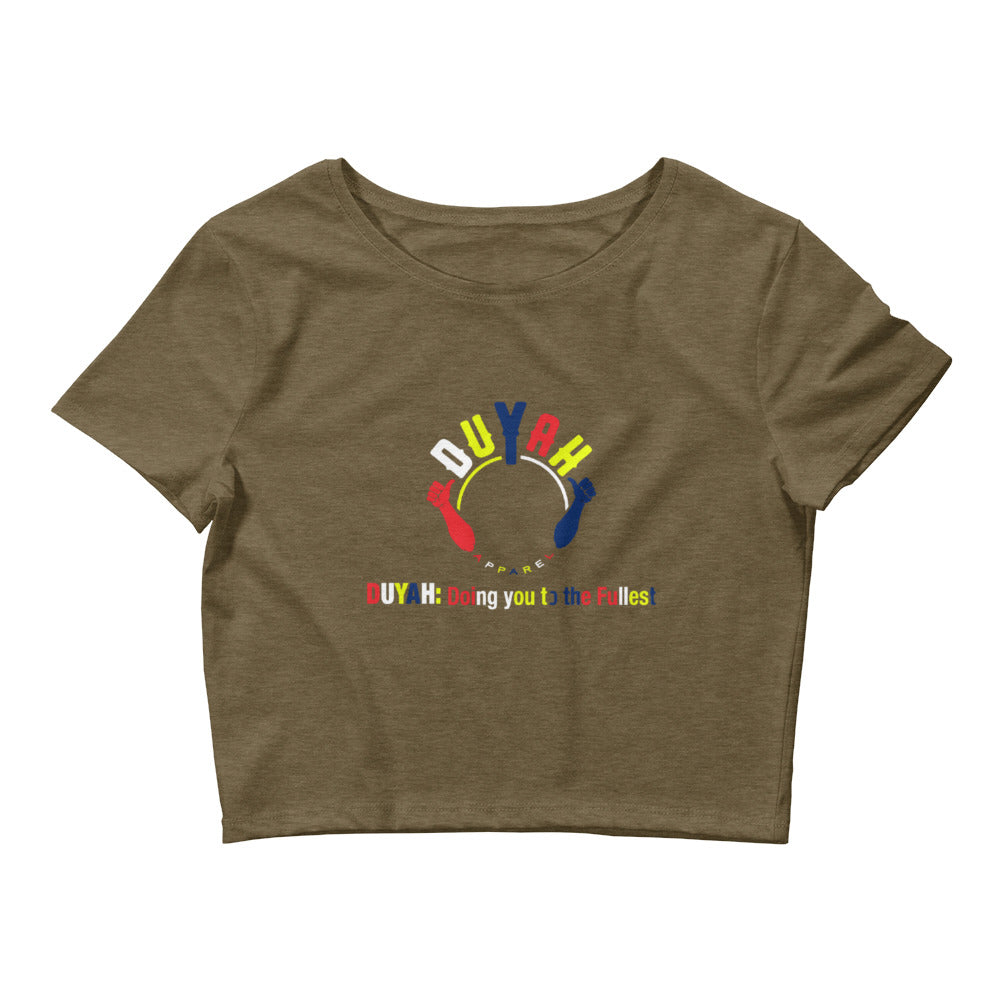 Women’s Crop Tee with Multi-Color Duyah