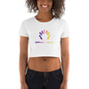 Women’s Crop Tee with Rainbow Duyah