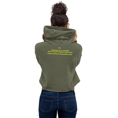 Crop Hoodie with Young Swag Design