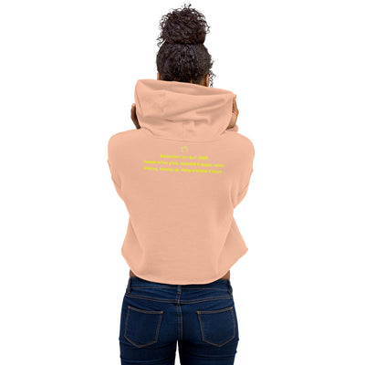 Crop Hoodie with Bubble Girl Logo