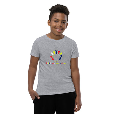 Youth Short Sleeve T-Shirt with Multi-Color Duyah