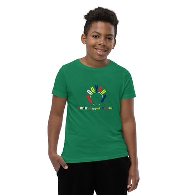 Youth Short Sleeve T-Shirt with Multi-Color Duyah