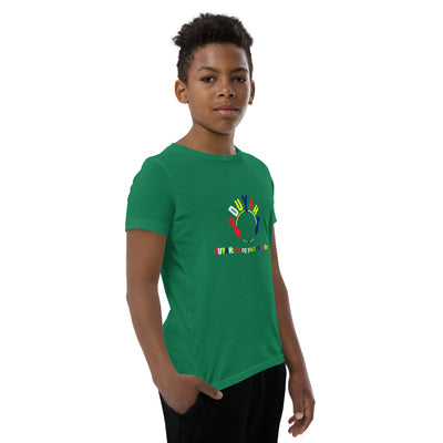 Youth Short Sleeve T-Shirt with Multi-Color Duyah